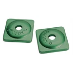 Woodys Square Aluminum Plate 7mm Green Bag Of 96 Asw-3730-b. Fixed Price $32.78.