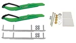 C&a Pro Green Xt Snowmobile Skis W/ 9" Shaper Bars Complete Kit Yamaha 2011 And. Fixed Price $542.81.