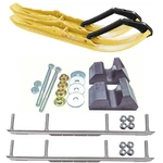 C&a Pro Yellow Tmx Snowmobile Skis W/ 7.5" Shaper Bars Complete Kit Yamaha. Fixed Price $589.84.