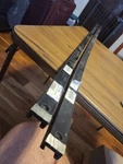 Pair Of Garland Hyfax Slides Black 59.50" Yamaha. Fixed Price $49.95.
