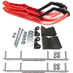 C&a Pro Red Tmx Snowmobile Skis W/ 9" Shaper Bars Complete Kit Ski-doo 2016 &. Fixed Price $525.47.