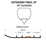 Woodys Extender Trail Iii Flat-top Carbide Runners For 1994-1996 Yamaha Vx600e. Fixed Price $126.57.