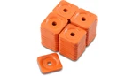 Woodys Asg-3805-48 Support Plates - Orange Square 48 Pack. Fixed Price $99.92.