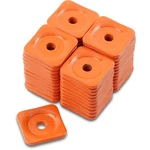 Woodys Support Plates - Orange Square 48/pack Asg-3805-48. Fixed Price $96.03.