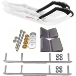 C&a Pro White Tmx Snowmobile Skis W/ 6" Shaper Bars Complete Kit Polaris. Fixed Price $528.22.