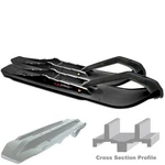 C&a Pro Xcs Snowmobile Skis Black Ski Doo Mx Z Tnt 900 Ace (2016-2018). Fixed Price $443.62.