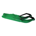 Pair Of Green C&a Pro Xcs 6-3/4" Snowmobile Skis W/black Loops. Fixed Price $374.82.