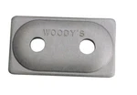 Woodys Angled Double Digger Aluminum Backing Plates - 5/16in. Natural (48pk.). Fixed Price $99.84.