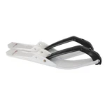 Pair Of White C&a Pro Mini Snowmobile Skis W/black Loops. Fixed Price $242.96.