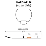 Woodys Top-stock Hard Surface Bar Carbide Runners For 2002 Ski-doo Grand. Fixed Price $73.26.