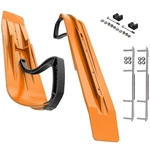 Slydog Powder Hound 8" Orange Crush Skis W/6" Shaper Bar Complete Kit Arctic. Fixed Price $442.65.