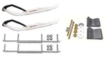 C&a Pro White Mtx Snowmobile Skis W/ 7.5" Shaper Bars Complete Kit Polaris. Fixed Price $558.53.