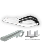 C&a Pro Mini Snowmobile Skis White Polaris 600 Rush (2012-2013). Fixed Price $299.78.