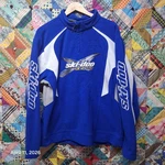 Ski-doo Team Brp Rotax Racing Fleece Pullover 1/4 Zip Blue Size Large Soft. Fixed Price $33.75.