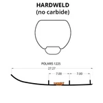 Woodys Top-stock Hard Surface Bar Carbide Runners For 2009-2013 Polaris 550 Iq. Fixed Price $64.17.