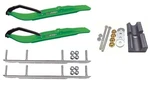 C&a Pro Green Xt Snowmobile Skis W/ 9" Shaper Bars Complete Kit Yamaha. Fixed Price $542.81.
