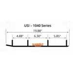 6'' X 60 Turning 1-1/2'' End Pad With Hard Weld For Usi 4-bolt Tsi4-1040-1. Fixed Price $137.83.