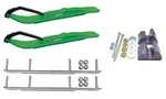C&a Pro Green Xt Snowmobile Skis W/ 9" Shaper Bars Complete Kit Yamaha Trailing. Fixed Price $542.81.