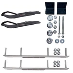 C&a Pro Black Xt Snowmobile Skis W/ 6" Shaper Bars Complete Kit Polaris 2012+. Fixed Price $634.12.