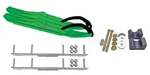 C&a Pro Green Xcs Snowmobile Skis W/ 4.5" Shaper Bars Complete Kit Arctic Cat. Fixed Price $523.63.