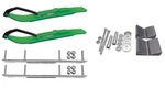 C&a Pro Green Xt Snowmobile Skis W/ 6" Shaper Bars Complete Kit Arctic Cat. Fixed Price $532.67.