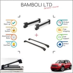 Bamboli 19" Ski Carrier & Black Cross Bar Set For Mini Countryman 10-17 4 Pcs. Fixed Price $217.55.
