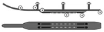 Bottom Line 4" Dual Runner Carbides Fits Polaris Iq Dragon Switchback Rush. Fixed Price $91.99.