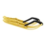 Pair Of Yellow C&a Pro Mountain Tmx 6-3/4" Snowmobile Skis W/black Loops. Fixed Price $422.05.
