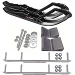 C&a Pro Black Tmx Snowmobile Skis W/ 6" Shaper Bars Complete Kit Yamaha 2014 &. Fixed Price $499.35.