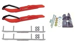 C&a Pro Red Xt Snowmobile Skis W/ 4.5" Shaper Bars Complete Kit Yamaha Trailing. Fixed Price $528.35.
