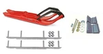C&a Pro Red Xpt Snowmobile Skis W/ 9" Shaper Bars Complete Kit Polaris Fusion Iq. Fixed Price $527.70.