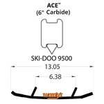 Woodys Ace Runners With 6in. Carbide For 2011 Ski-doo Mx Z Tnt 800r Power Tec. Fixed Price $160.87.