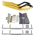C&a Pro Yellow Tmx Snowmobile Skis W/ 4.5" Shaper Bars Complete Kit Ski-doo. Fixed Price $571.77.