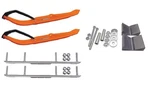 C&a Pro Orange Mtx Snowmobile Skis W/ 4.5" Shaper Bars Complete Kit Arctic Cat. Fixed Price $571.77.