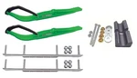 C&a Pro Green Razor Snowmobile Skis W/ 7.5" Shaper Bars Complete Kit Yamaha. Fixed Price $465.86.