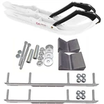 C&a Pro White Tmx Snowmobile Skis W/ 9" Shaper Bars Complete Kit Arctic Cat. Fixed Price $538.36.