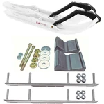 C&a Pro White Tmx Snowmobile Skis W/ 4.5" Shaper Bars Complete Kit 2012+. Fixed Price $519.18.