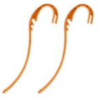 Orange Slydog Trail Ski Loops (pair). Fixed Price $22.50.