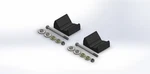 Slydog Skis Mounting Kit For Powder Hound And Trail - 04-b002-1 (pair). Fixed Price $44.96.