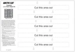 Woodys 2.52 Pitch Single Ply For Arctic Cat Template 14" X 121" Track. Fixed Price $44.94.