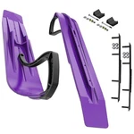 Slydog Powder Hound 8" Purple Skis W/4" Round Bar Complete Kit Polaris Pro-ride. Fixed Price $416.21.