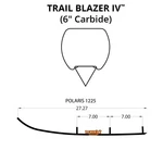Woodys Trail Blazer Iv Flat-top Carbide Runners For 1997-2004 Polaris 700 Xc. Fixed Price $156.35.