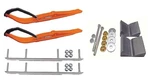 C&a Pro Orange Razor Snowmobile Skis W/ 9" Shaper Bars Complete Kit Polaris. Fixed Price $424.12.