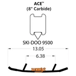Woodys Ace Flat-top Carbide Runners For 2012-2018 Ski-doo Summit Sp E-tec 600. Fixed Price $185.64.