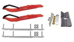C&a Pro Red Xt Snowmobile Skis W/ 9" Shaper Bars Complete Kit Polaris Ride. Fixed Price $547.53.