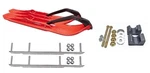 C&a Pro Red Xcs Snowmobile Skis W/ 9" Shaper Bars Complete Kit Arctic Cat 2009. Fixed Price $573.15.