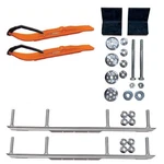 C&a Pro Orange Xt Snowmobile Skis W/ 9" Shaper Bars Complete Kit Polaris 2012+. Fixed Price $668.94.