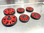 2011 Ski Doo Mxz Renegade 600 Etec Xp Rear Idler Wheels Wheel 141 180 Mm Red. Fixed Price $119.95.