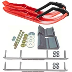 C&a Pro Red Tmx Snowmobile Skis W/ 6" Shaper Bars Complete Kit 2012+ Rush/pro. Fixed Price $497.33.