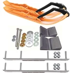 C&a Pro Orange Tmx Snowmobile Skis W/ 9" Shaper Bars Complete Kit Ski-doo. Fixed Price $590.95.